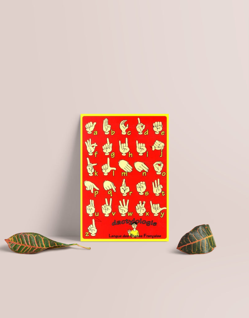 Cartes postales Dactylologie